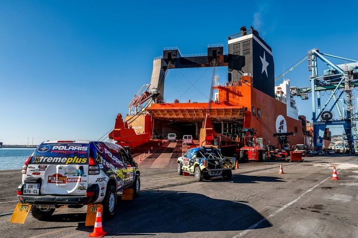 Embarque en Marsella del Dakar 2020