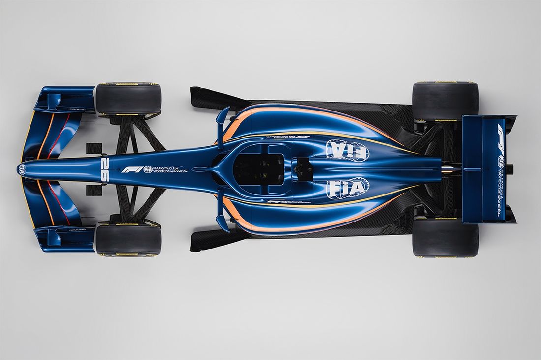 Render bolidu FIA F1 na rok 2026