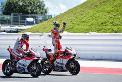 Winner Andrea Iannone, Ducati Team and second place Andrea Dovizioso, Ducati Team