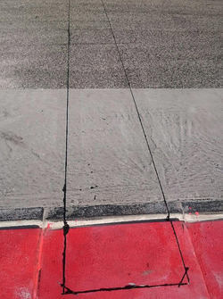 Sistema electrónico de detección de los límites de pista
