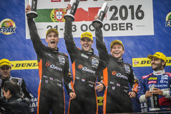 Podium: Race winners #38 G-Drive Racing Gibson 015S-Nissan: Simon Dolan, Giedo van der Garde, Harry Tincknell