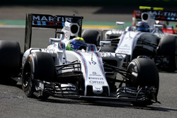 Felipe Massa, Williams FW38 Mercedes; Valtteri Bottas, Williams FW38 Mercedes