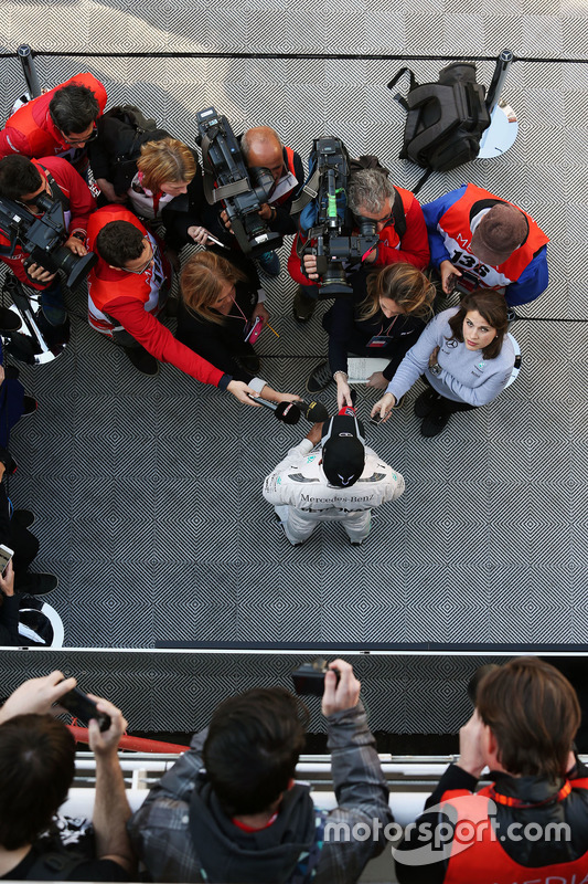 Lewis Hamilton, Mercedes AMG F1 Team com a imprensa