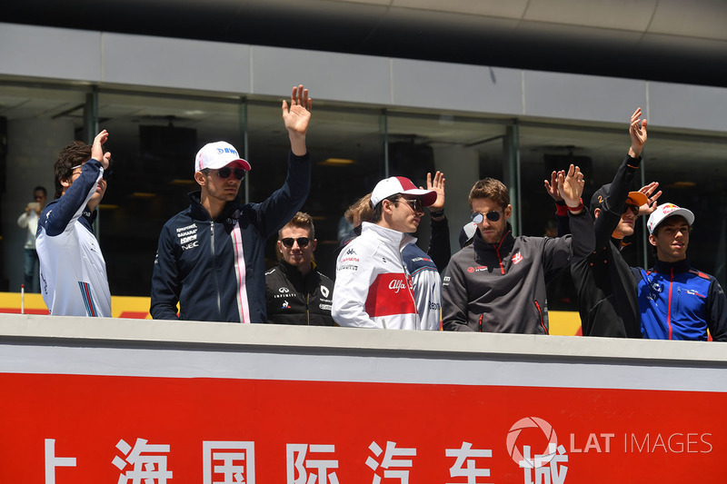 Drivers parade