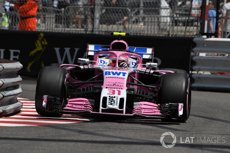 6: Esteban Ocon, Force India VJM11, 1'12.061