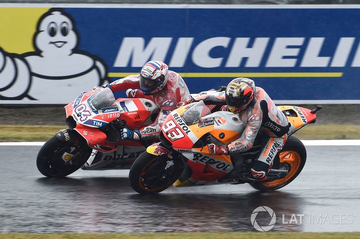 Marc Marquez, Repsol Honda Team, Andrea Dovizioso, Ducati Team