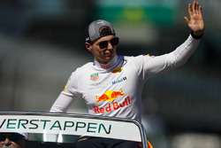Max Verstappen, Red Bull Racing, lors de la parade des pilotes