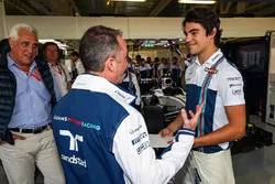 Paddy Lowe, directeur technique Williams, Lance Stroll, Williams et son père Lawrence Stroll
