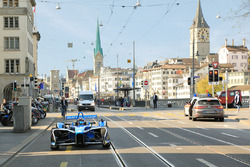 Sébastien Buemi in den Strassen von Zürich