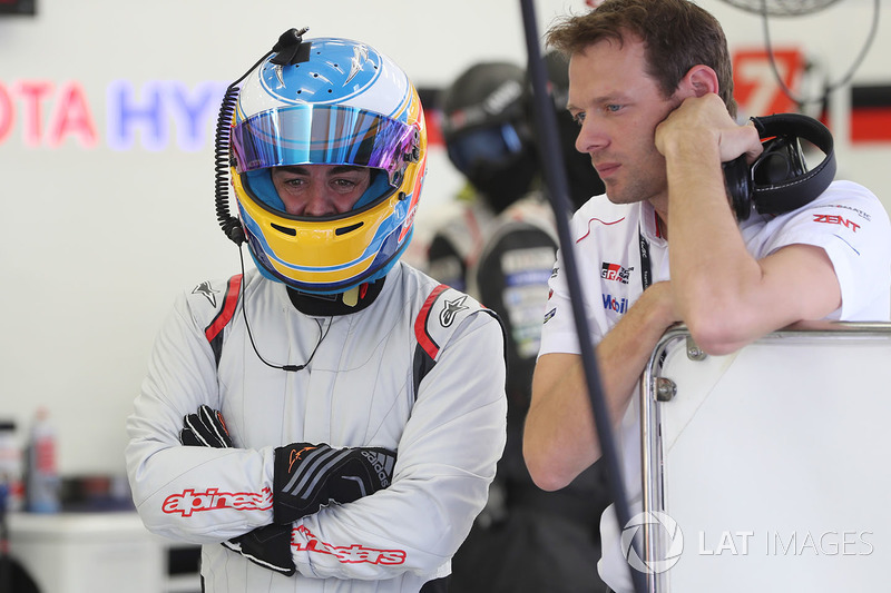 #8 Toyota Gazoo Racing Toyota TS050-Hybrid: Fernando Alonso with Alex Wurz, Toyota Racing