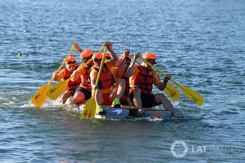 McLaren at the raft race