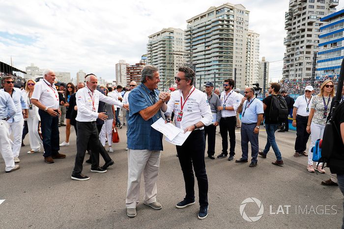 Alejandro Agag, CEO, Formula E, on the grid