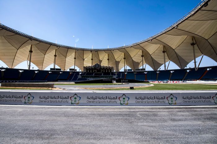 Preparaciones de la pista