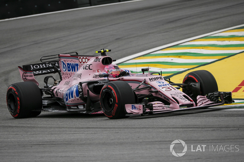 No GP do Brasil, Esteban Ocon abandonou uma corrida pela primeira vez em sua carreira na F1.