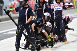 Force India, prova di pit stop