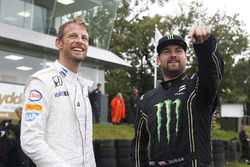 Jenson Button et Liam Doran, JRM Racing