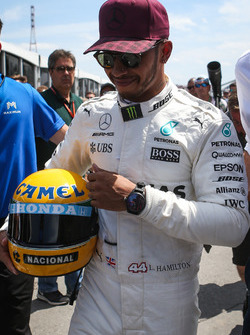 Polesitter Lewis Hamilton, Mercedes AMG F1