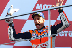 Podium: tweede Marc Marquez, Repsol Honda Team