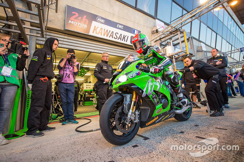 #11 Kawasaki: Morgan Berchet, Randy de Puniet, Mathieu Gines, Fabian Foret