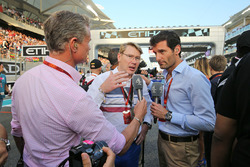 David Coulthard, Red Bull Racing y Scuderia Toro Asesor/ Chanal 4 F1 Comentarista con Mika Hakkinen,
