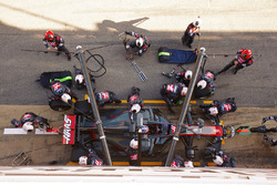 Ромен Грожан, Haas F1 Team VF-17, робить піт-стоп