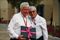 Herbie Blash, FIA Delegate with Bernie Ecclestone