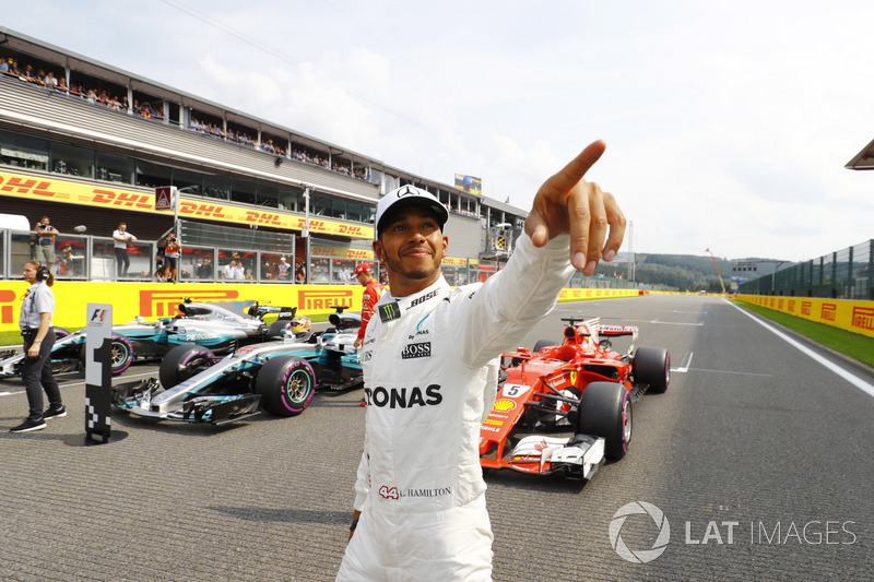 Y llegó el momento en el que, en Spa, igualó el récord de Schumacher