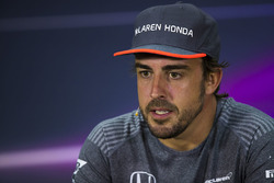 Fernando Alonso, McLaren, en conférence de presse