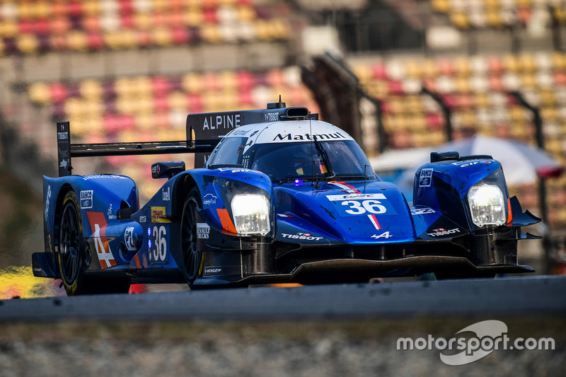 #36 Signatech Alpine A460: Gustavo Menezes, Nicolas Lapierre, Stéphane Richelmi