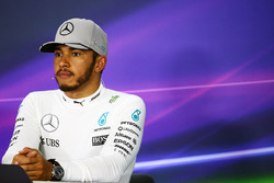 Lewis Hamilton, Mercedes AMG F1 nella conferenza stampa FIA
