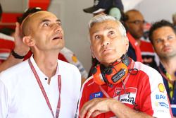 Claudio Domenicali, Pdg Ducati, Davide Tardozzi, team manager Ducati Team