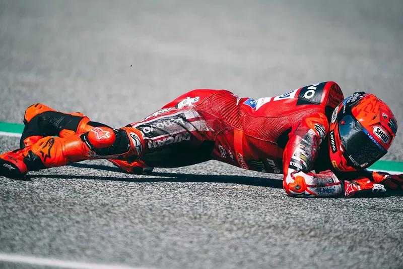 Marc Marquez, Ducati Team accident