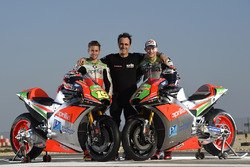 Alvaro Bautista and Stefan Bradl with the Aprilia RS-GP 2016