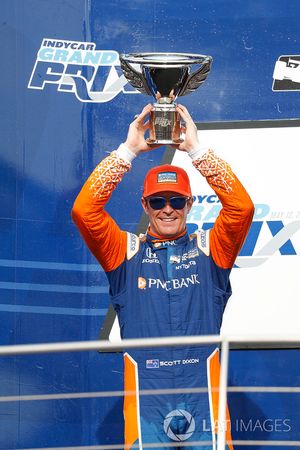 Scott Dixon, Chip Ganassi Racing Honda, podio