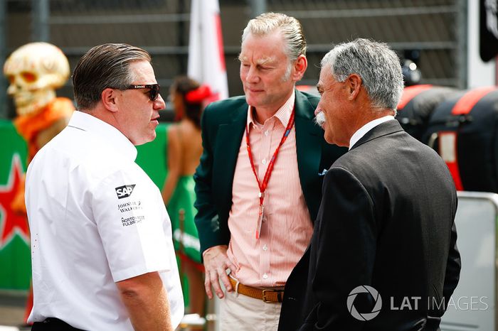 Zak Brown, McLaren, Sean Bratches, Formula Uno, Chase Carey, Formula Uno