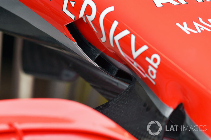 Ferrari SF71H nose aero detail