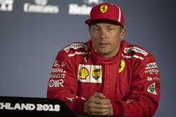 Kimi Raikkonen, Ferrari en rueda de prensa