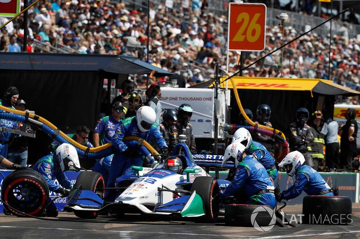 Marco Andretti, Herta - Andretti Autosport Honda, pit stop