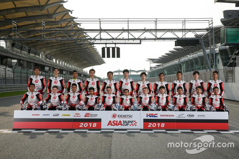 Foto Grup Pembalap Asia Talent Cup 2018