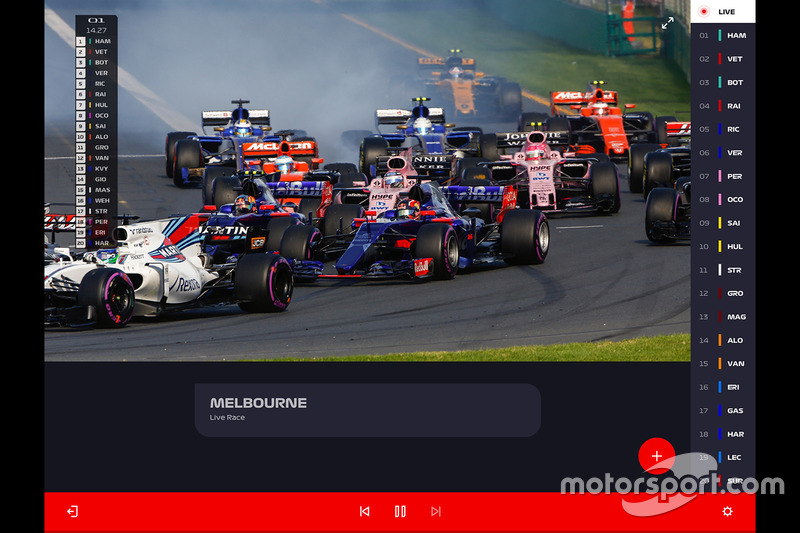 Lancement de la F1 TV