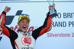 Podium: race winner Takaaki Nakagami, Idemitsu Honda Team Asia