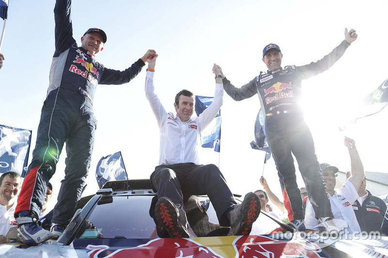 Ganadores, Stéphane Peterhansel, Jean-Paul Cottret, Peugeot Sport con Bruno Famin