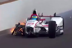 Sébastien Bourdais, Dale Coyne Racing Honda, crash