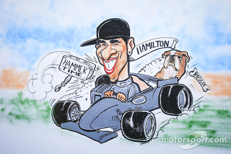Gran Premio de España: una caricatura sobre "Hammer Time".