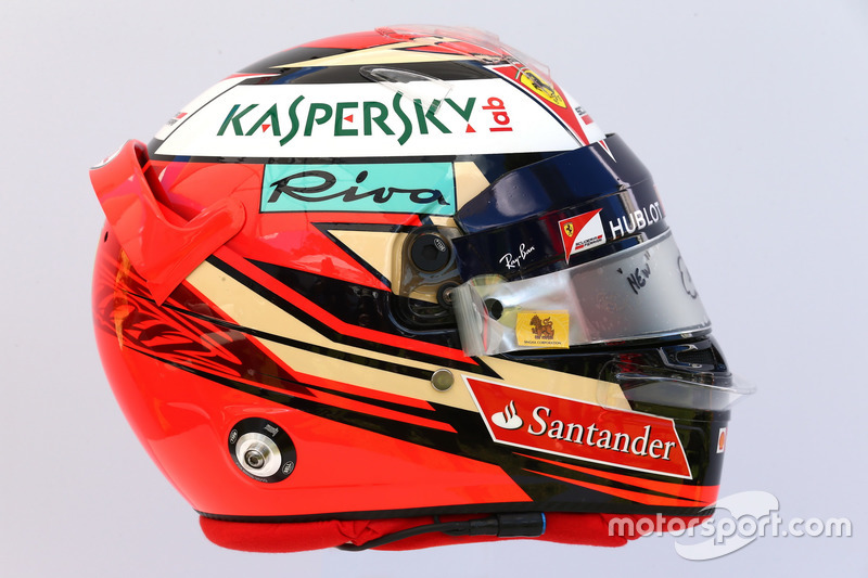 Helm von Kimi Räikkönen, Ferrari