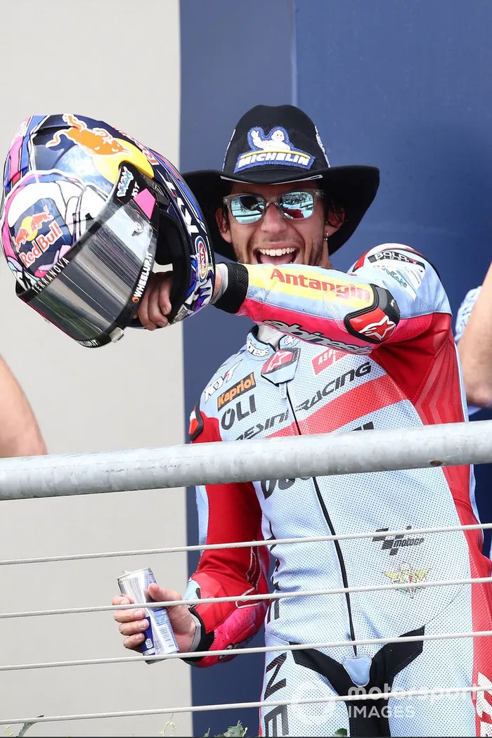 Podio: ganador Enea Bastianini, Gresini Racing 