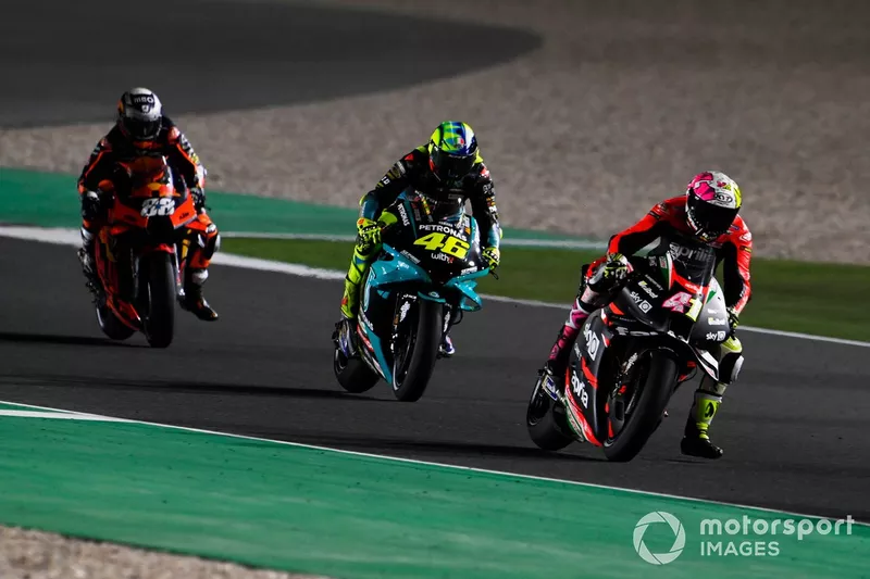 Aleix Espargaró, Valentino Rossi et Miguel Oliveira