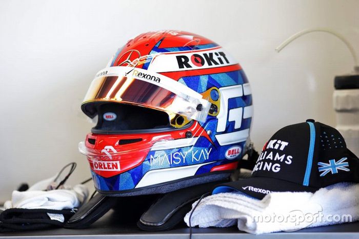 Casco de George Russell, Williams Racing