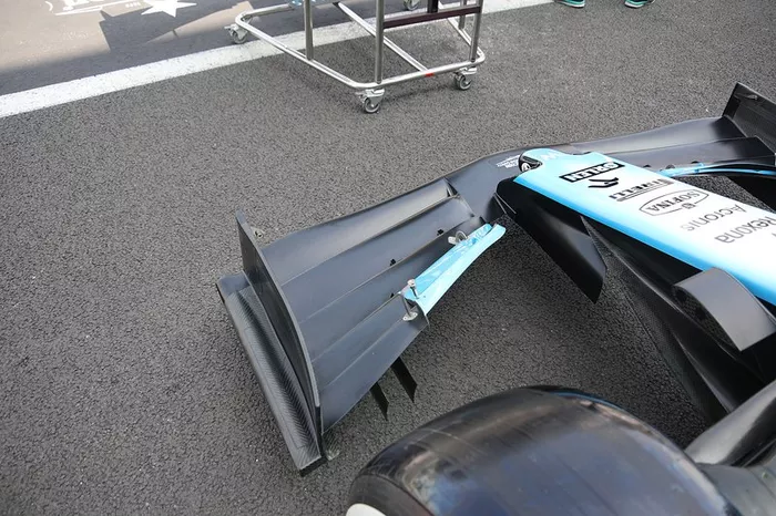 Williams Racing FW42, alerón delantero