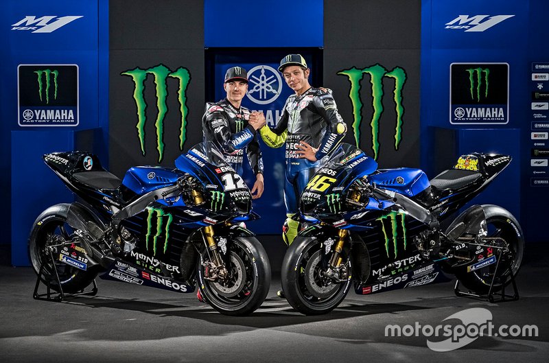 Maverick Vinales, Yamaha Factory Racing; Valentino Rossi, Yamaha Factory Racing